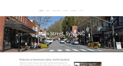 Desktop Screenshot of mainstreetsylva.org