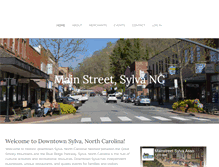 Tablet Screenshot of mainstreetsylva.org